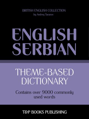 cover image of Theme-Based Dictionary